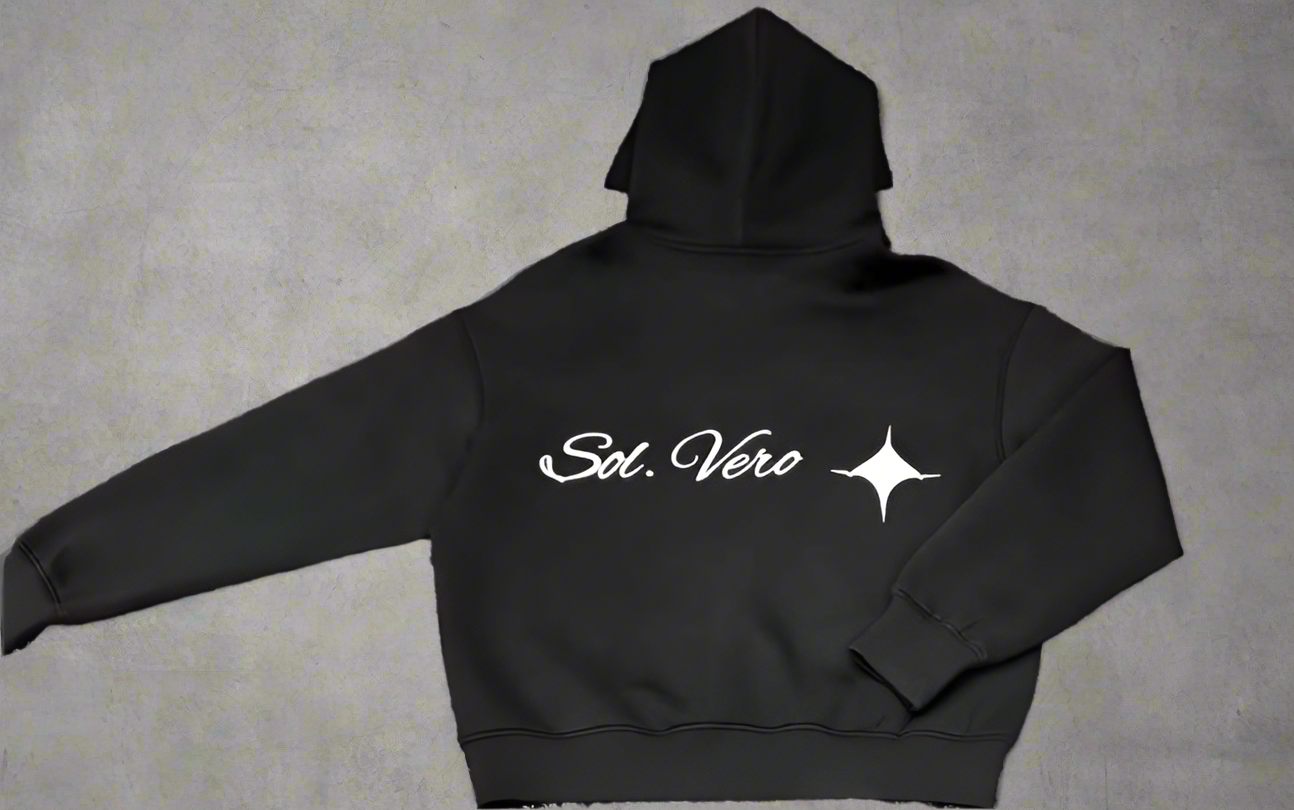 Black Relaxed Fit Hoodie