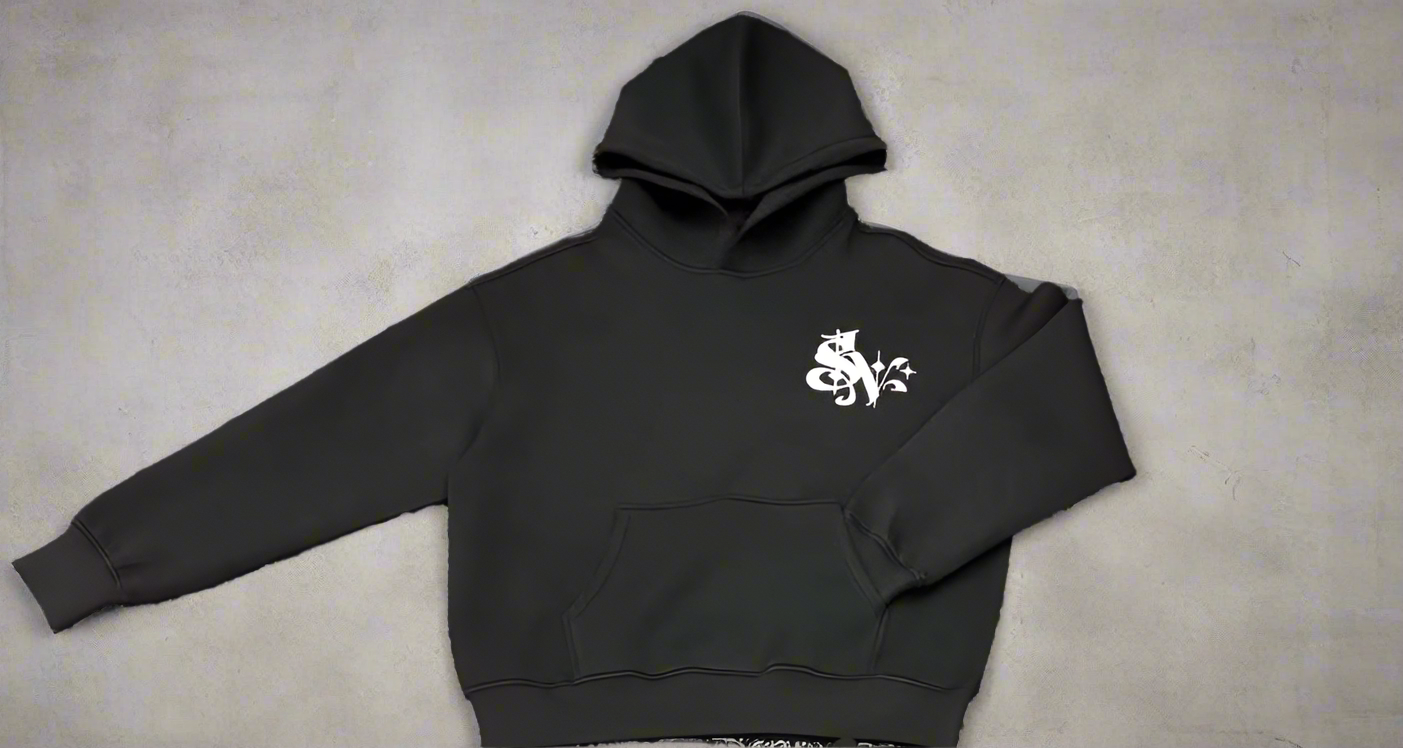 Black Relaxed Fit Hoodie