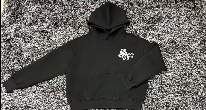 Black Relaxed Fit Hoodie