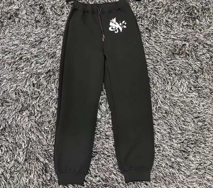 Black Relaxed Fit Bottoms