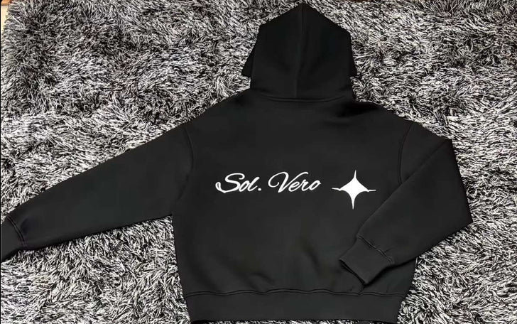 Black Relaxed Fit Hoodie
