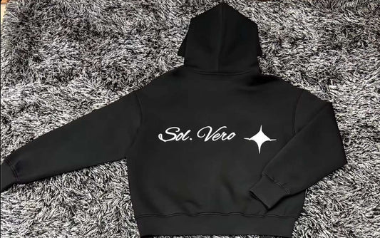 Black Relaxed Fit Hoodie
